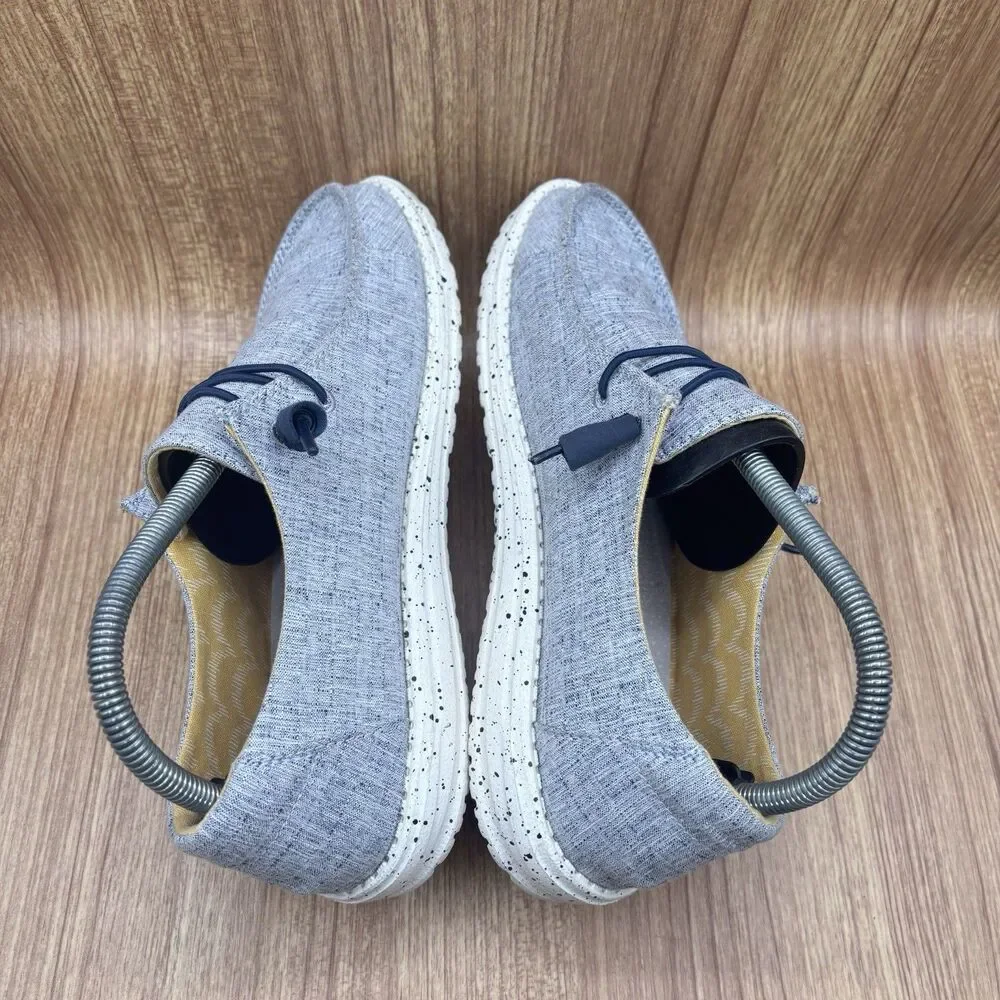 Hey‎ Dude Wendy Chambray White Blue/US Women's 9 Slip on sneakers